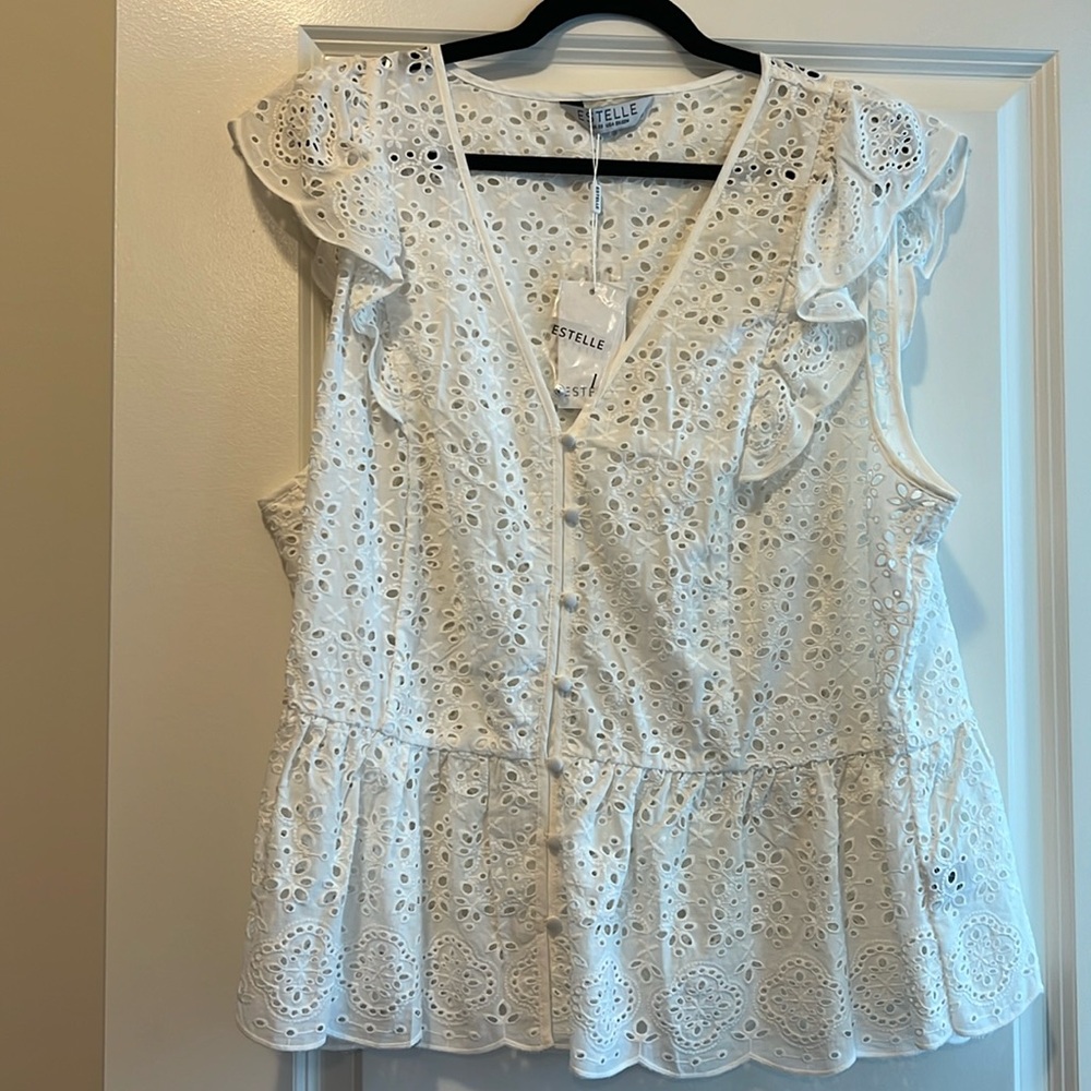Estelle Majorca lace top